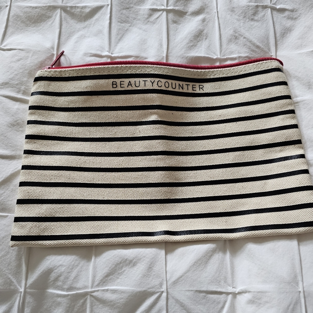 NWOT Beautycounter Canvas Bag